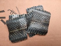 Jinghu uses black snake skin 3-4 pounds of black snake middle and lower parts whole leather instrument skin material burden shaft