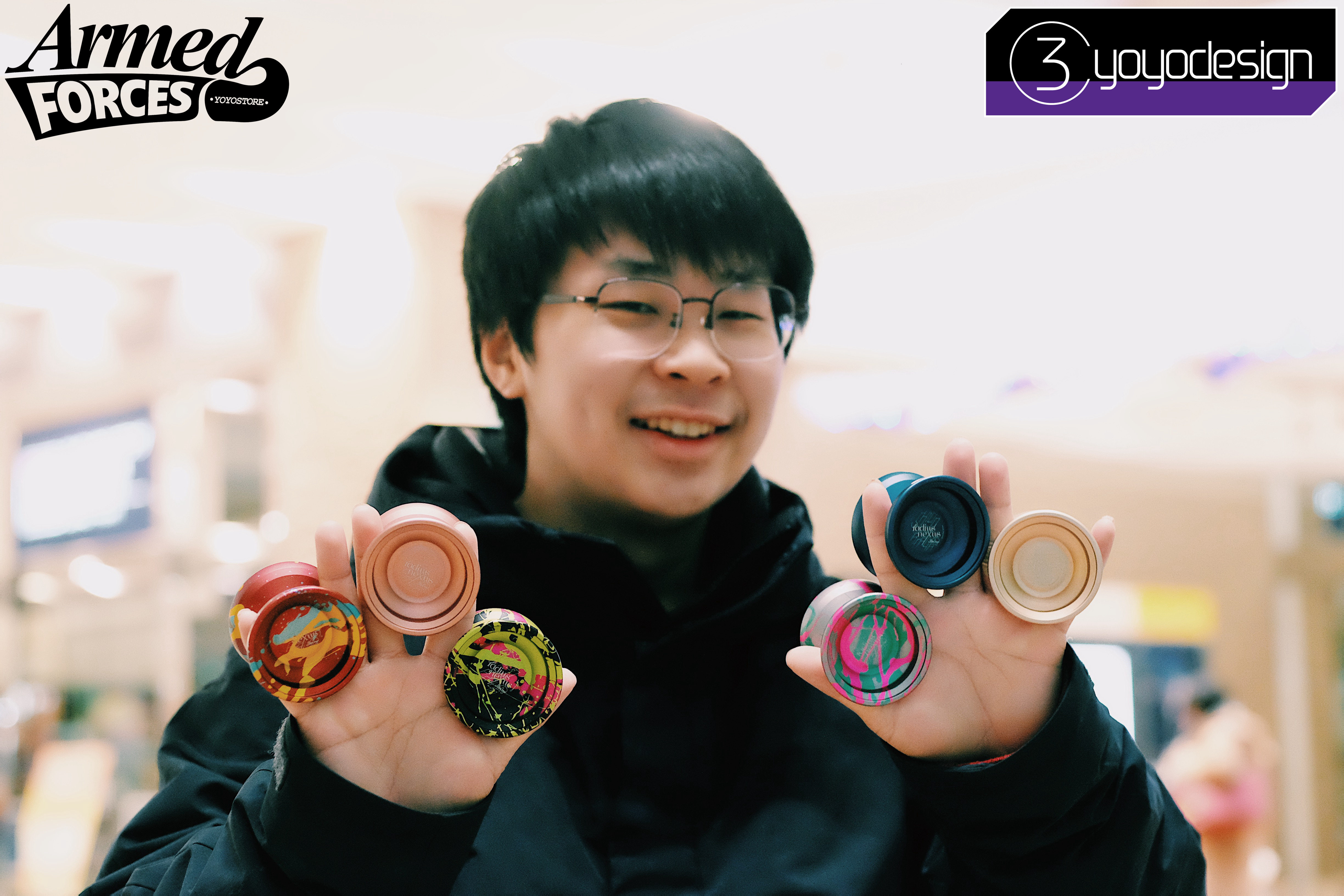 New C3yoyodesign Radius Nexus radius yo-yo C3 with a new color of the Fried Ball
