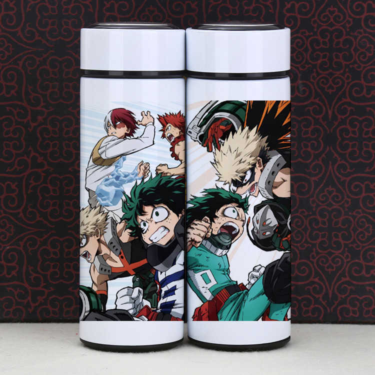 Hero College Mug Anime xung quanh phích nước của tôi Thung lũng xanh trong một thời gian dài Coke đông lạnh cốc nước nam và nữ - Carton / Hoạt hình liên quan ảnh sticker cute