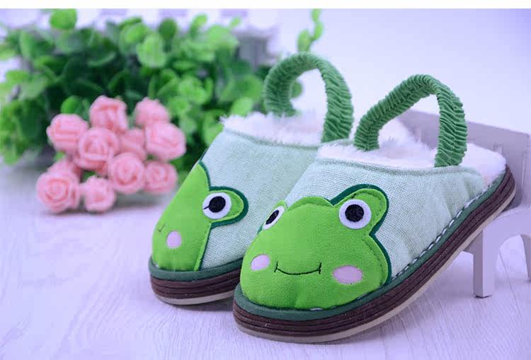 Pantoufles enfants en coton pour hiver - semelle tendon - Ref 987045 Image 32