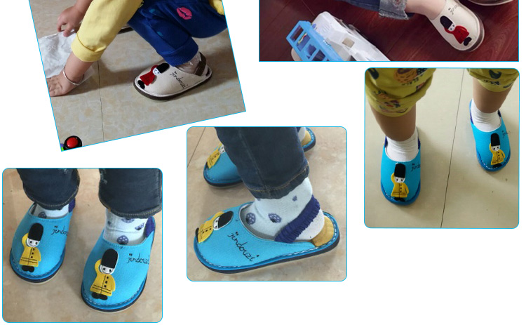 Pantoufles enfants en coton - semelle Melaleuca - Ref 1035895 Image 23