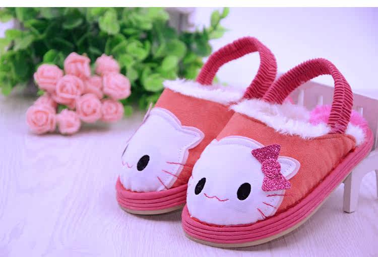 Pantoufles enfants en coton pour hiver - semelle tendon - Ref 987045 Image 33