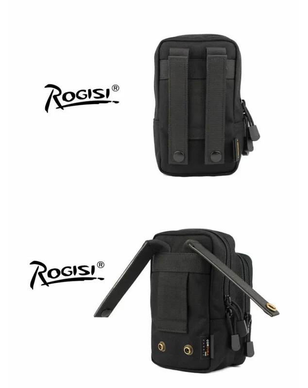 ROGISI Lu Jieshi MOLLE cắm trại chiến thuật hoang dã Những người đam mê quân sự công cụ lặt vặt điện thoại di động phù hợp với gói 10P16 - Túi