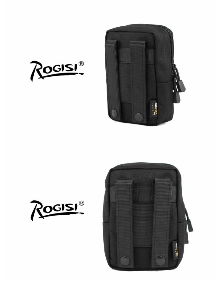 ROGISI Lu Jieshi MOLLE fan hâm mộ quân đội cắm trại túi chiến thuật ngoài trời với túi điện thoại di động thay đổi mảnh vỡ 10P19 - Túi túi đeo hông đựng điện thoại chạy bộ