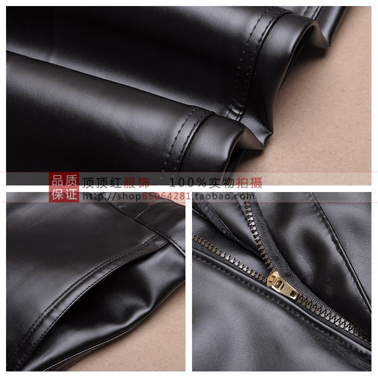 Pantalon cuir homme droit pour automne - Ref 1481883 Image 25