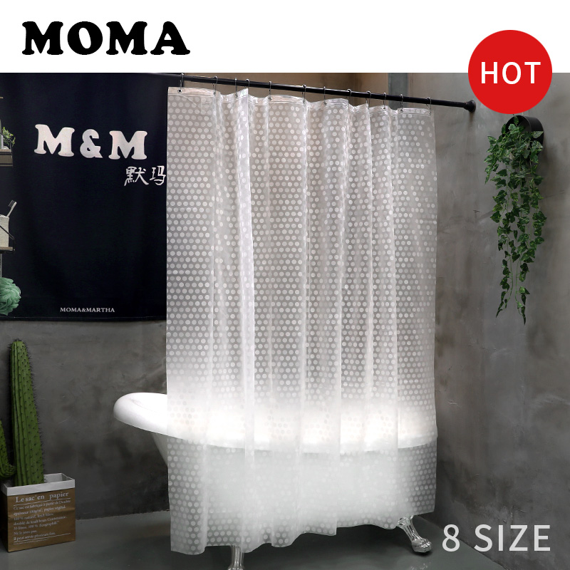 Merma EVA bathroom shower cut-off window curtain thicker waterproof curtain fresh dot