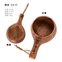 Модель тотема натурального твердого дерева B модель B