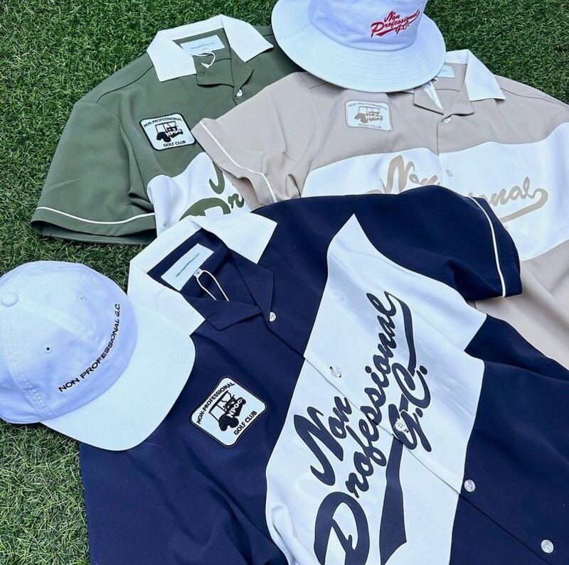 Purely Original Japanese High-End Niche Golf Bowling American Retro Cuban Collar Shirt Golfcore