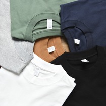 U Home Daily Foreign Trade Export Yu Mei Single Goods Cut for men All cotton pure color pockets Round neck Long sleeves T-shirt Blouse Tide
