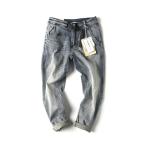 Super Love Heavy Industry Wash 3D three-dimensional cut 13oz mens vintage old-fitting jeans trousers