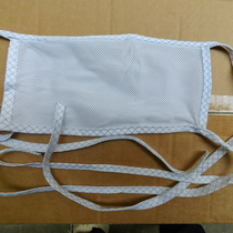 Anti-static striped cloth protective mask washable dust-proof workshop dust-proof breathable strap-type double layer