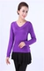 Long -sleeved Single v Full Purple