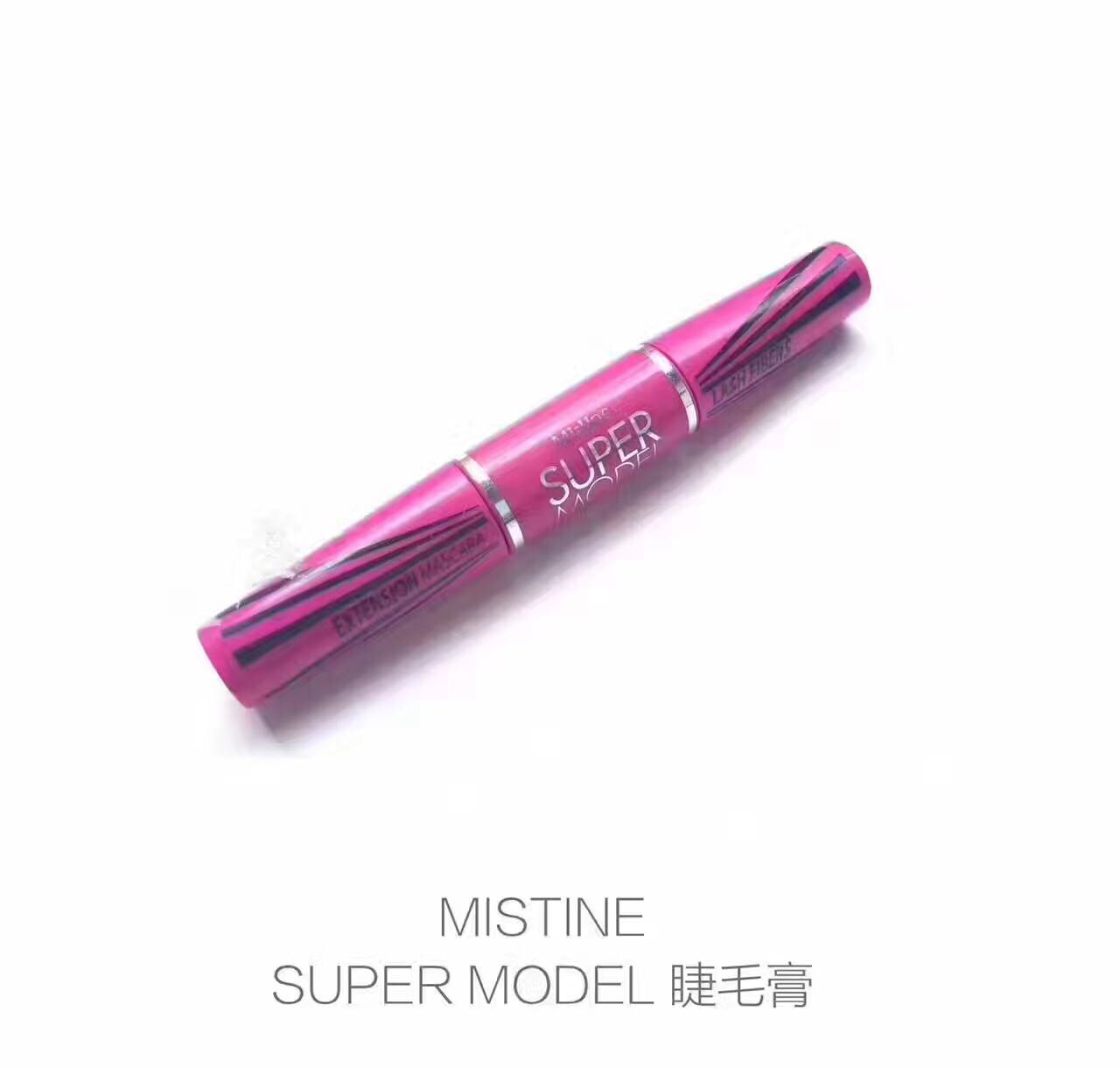 Mascara Mistine 4D của Thái Lan hai đầu nhanh khô tự nhiên, sợi uốn dày dày không thấm nước không dễ bị nhòe - Kem Mascara / Revitalash chuot mi
