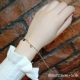 Phiên bản Hàn Quốc của vòng tay nữ đơn giản bằng thép titan không phai cá tính mạng vòng tay đỏ bạn gái sinh viên vòng tay yêu thương trái tim - Vòng đeo tay Cuff vòng tay đá thạch anh