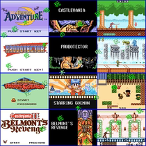 Gangfeng GBC game console cassette with true color GBA Contra Castor Castle Saroman Snake 4 in 1