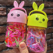 Childrens hair accessories disposable rubber band girl baby strong pull constantly black small hair ring does not hurt hair adult head rope