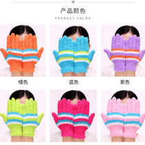 Gloves ladies autumn and winter cute Korean students half finger gloves online typing exposed finger adult full finger gloves