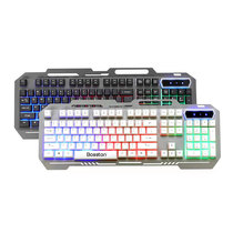 Baston K380 Metal Backlit Game Keyboard Computer Desktop Home Luminous Notebook External Cable Keyboard