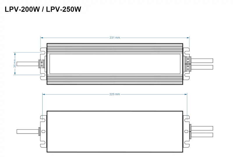 lioa 1000va MEAN WELL chống thấm nước LPV-400W chuyển đổi nguồn điện 220 đến 12V24V ngoài trời ngoài trời dải đèn LED biến áp DC 2 pin mắc nối tiếp nguồn to ong 24v 10a