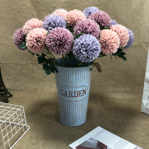 Wedding simulation flower single dandelion high Branch Small hydrangea flower arrangement wedding arch decoration scene Road introduction