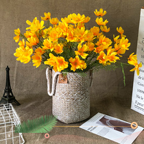 6 cosmos simulation flower Gesang flower hipster decoration wedding silk flower arrangement stage wedding fake flower props