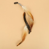 Этнический аксессуар для волос, плетеная повязка на голову подходит для мужчин и женщин, резинка для волос с кисточками, этнический стиль