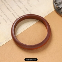 Красно-коричневый круглый браслет (ширина 1,2 см)