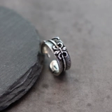 Трендовое кольцо, регулируемые безразмерные аксессуары подходит для мужчин и женщин, европейский стиль, в стиле панк