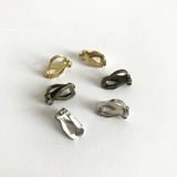 Бронзовые серебряные клипсы, золотые серьги, без проколов ушей