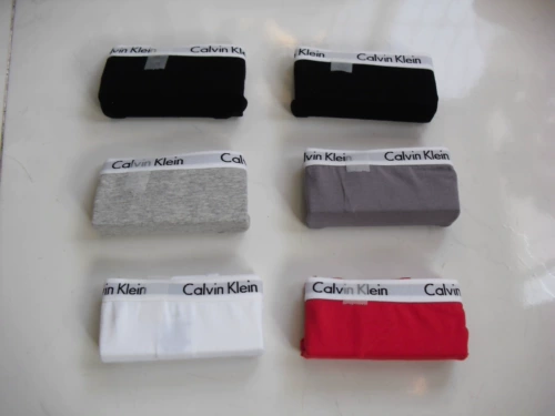Супермаркет США приобретает Calvin Klein Pure Cotton Big Red CK Ladies Triangle нижнее белье с низкой талией 3 коробки