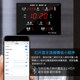 Multifunctional silent large screen LED digital perpetual calendar Bluetooth ໂມງຕິດຝາໂທລະສັບມືຖື synchronized ໂມງປຸກໂມງປຸກທຸກຊົ່ວໂມງ