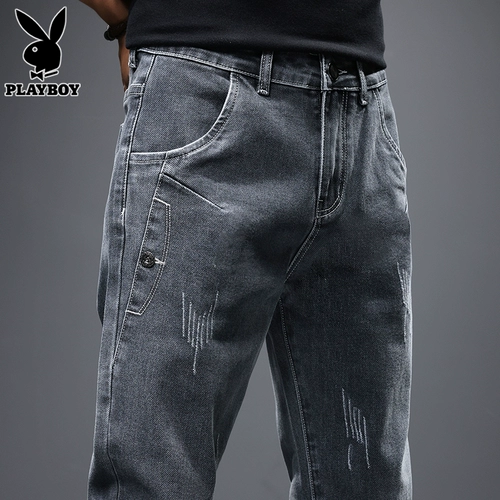 Playboy, джинсы, штаны, повседневные брюки, осенние
