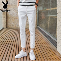 6066 белые брюки с девятью точками