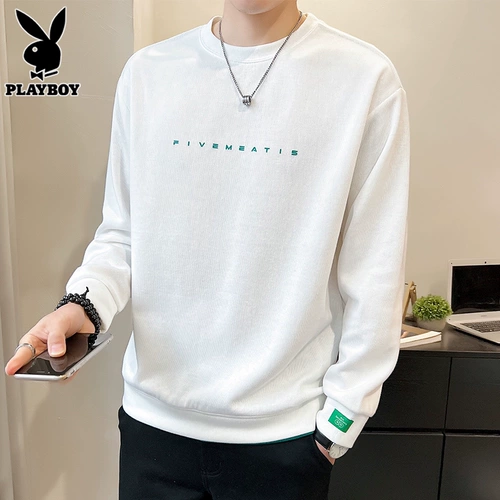 Playboy, приятный телу свитшот для отдыха, лонгслив, осенний, оверсайз