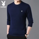 Playboy, мужской хлопковый свитер, трикотажное термобелье, трендовый топ, лонгслив, осенний, в корейском стиле