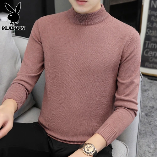 Playboy, мужской весенний базовый трендовый трикотажный свитер, 2025 года, оверсайз