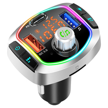 Atmosphere light car MP3 player multi-function bluetooth receiver music U disk car supplies cigarette lighter charging
