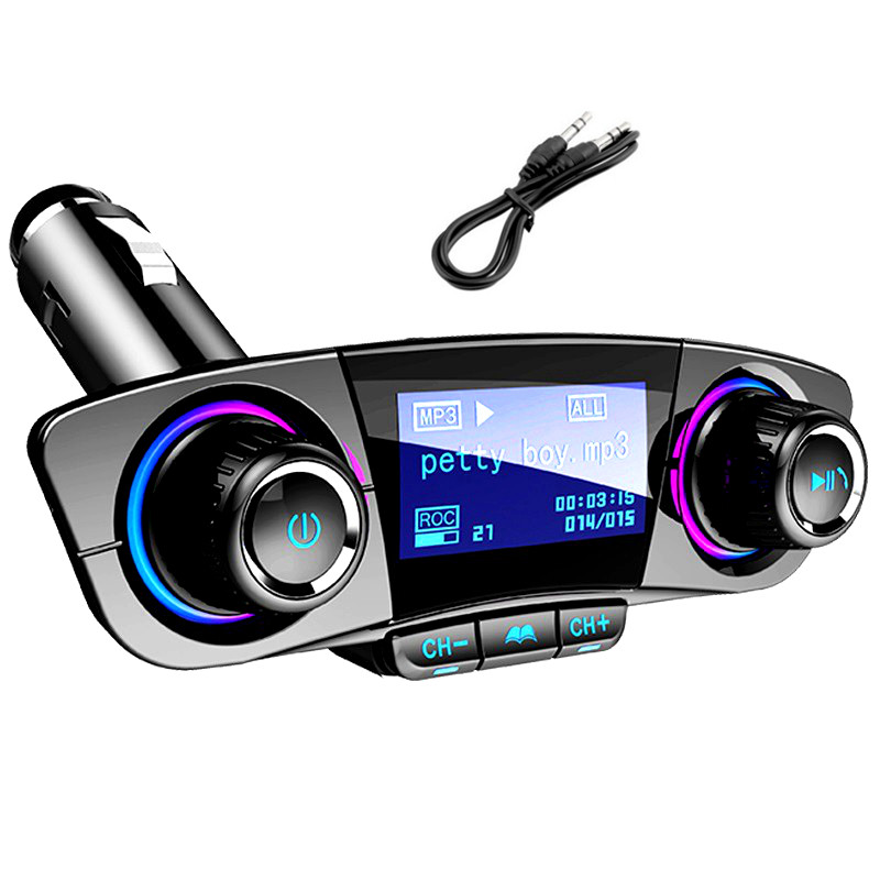 On-board MP3 player card AUX Bluetooth receiver multifunction car U pan music playing hands-free call