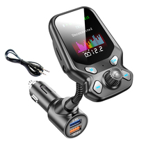 Bluetooth car MP3 player music display fm transmitter AUX Bluetooth receiver U disk playback