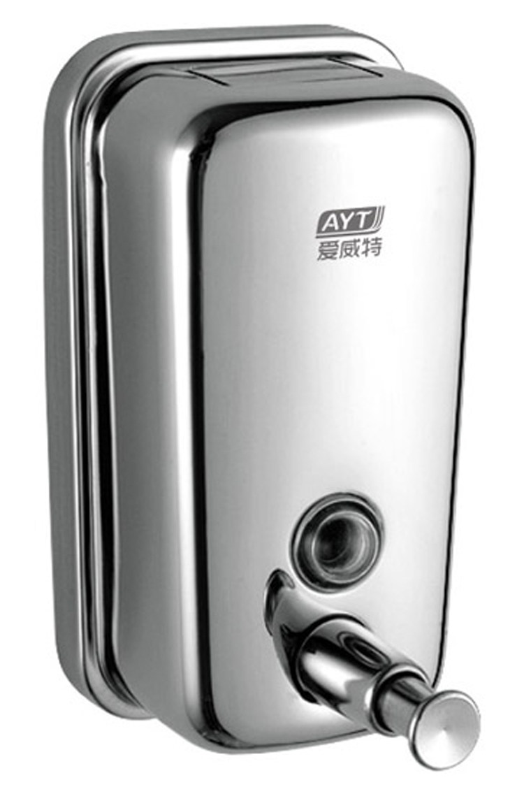 Witt manual stainless steel soap dispenser AYT-624 hand sanitizer bathroom hotel manual liquid box