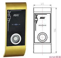 Direct selling HUNE Keyu cabinet door drawer sauna lock TM card cabinet lock 19T01BP beach cabinet lock