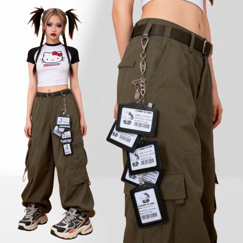 Original Punk Hip-Hop Accessories for Men and Women, Denim Waist Chain, Pants Chain, Accessories, Waist Tag, Keychain