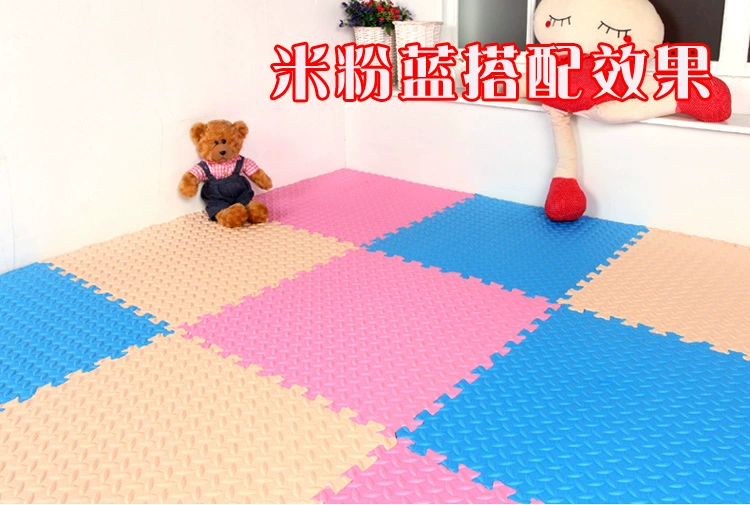Thảm xốp 60 60 dày khâu đầy đủ thảm sàn phòng ngủ trẻ em thảm nhựa eva câu đố