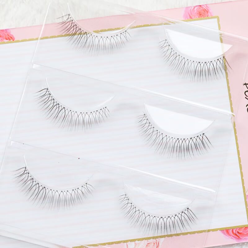 Peach Fox Lông mi giả Mô phỏng siêu nhiên Suyan Nhật Bản Eyetail Lông mi giả Air Net Red Daily Life - Lông mi giả mi giả từng sợi
