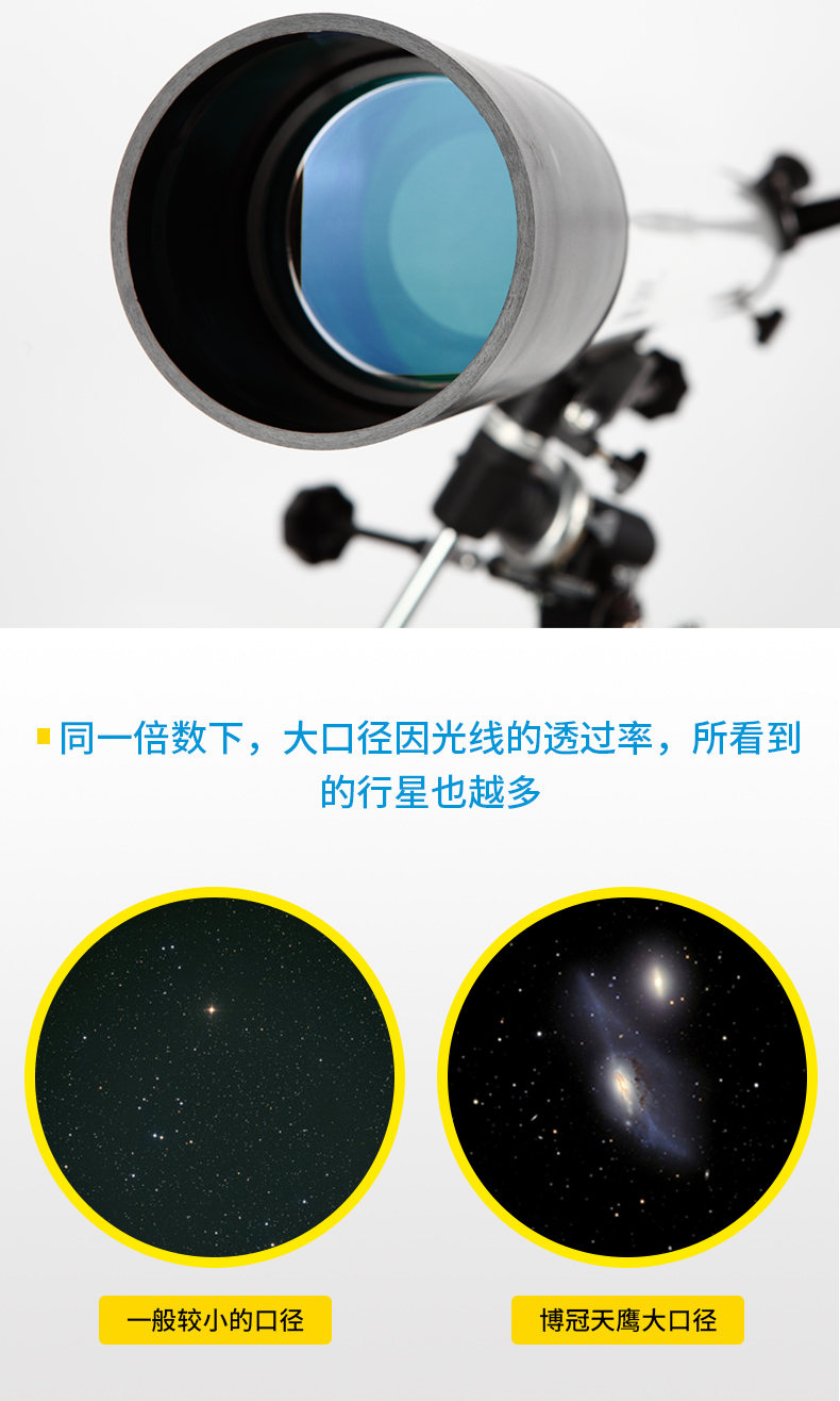 Kính viễn vọng thiên văn học Boguan Tianying 90EQ chuyên nghiệp ngắm nhìn không gian đêm tầm nhìn sâu không gian sinh viên độ nét cao - Kính viễn vọng / Kính / Kính ngoài trời ống nhòm hồng ngoại cao cấp