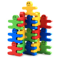 Children Fold Stack High Balance Building Blocks 23456 Year Old Baby Puzzle Parenting Game Kindergarten Area Early Education Toys