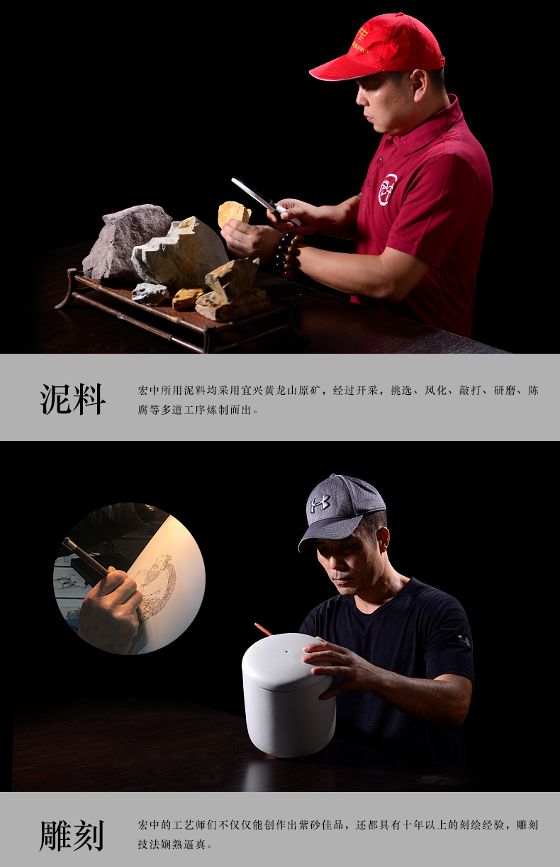 Macro "famous works" master yixing purple sand cup in the hand carved painting only sample tea cup kung fu tea cups