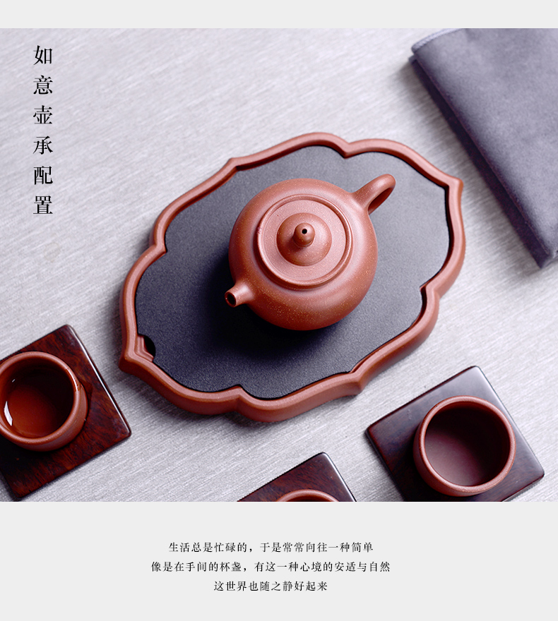 Macro new gifts in yixing it suit the whole set of kung fu tea teapot teacup travel tea set