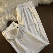 Neresum Sports Pants Womens Loose Summer Danging Loose Tide Casual Sweatpants Slim Joker Pants