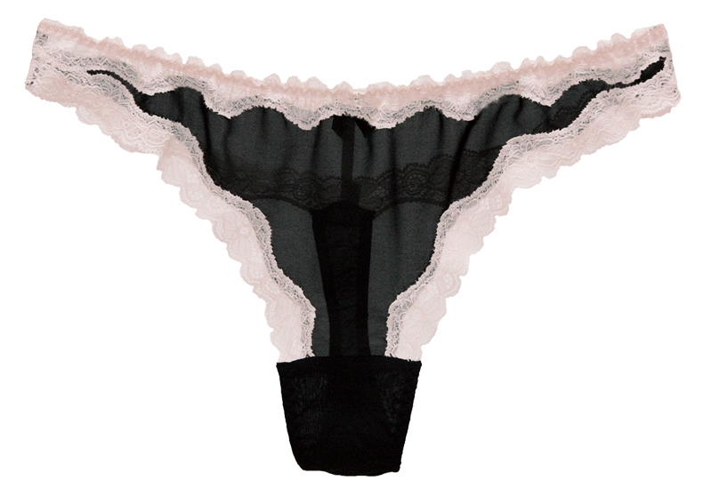 Quần lụa vần điệu của phụ nữ gợi cảm thongs mờ quần ren mỏng eo thấp ngọt ngào T quần mùa thu đông quần lót chữ c